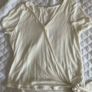 White side tided blouse